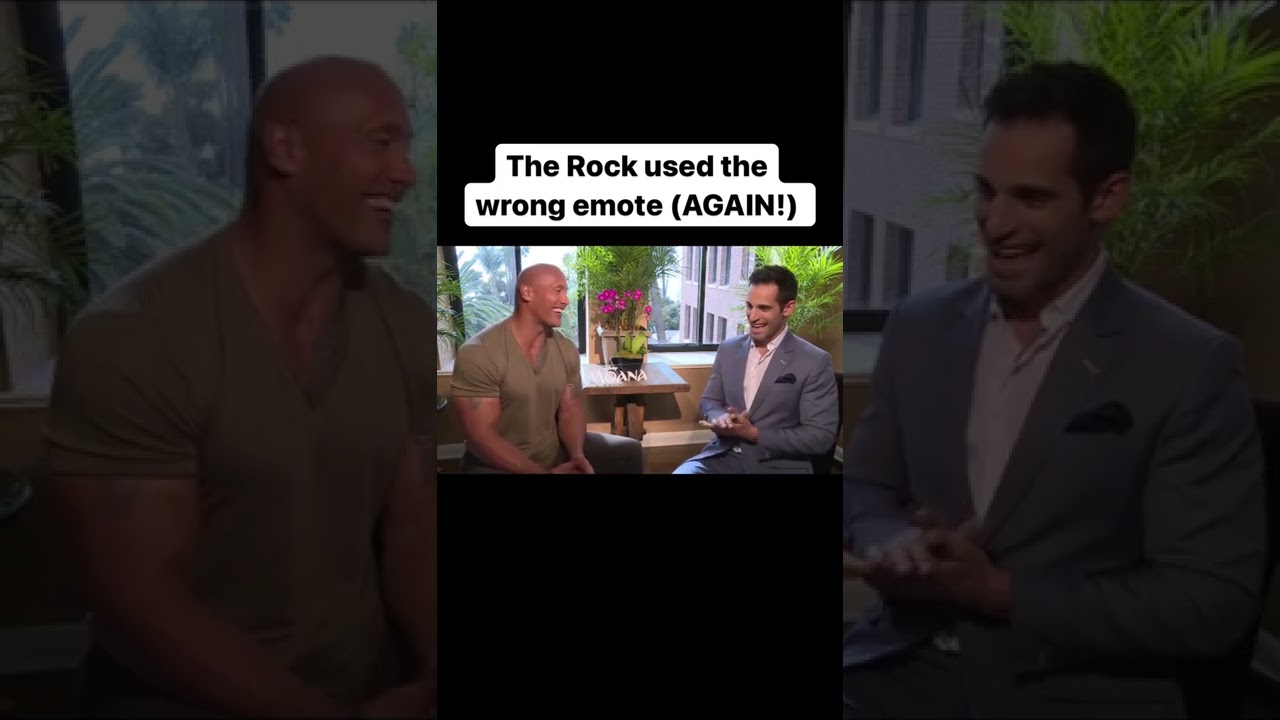 The Rock Used The Wrong Emote 