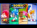 All characters stage complete animations - Sonic Superstars