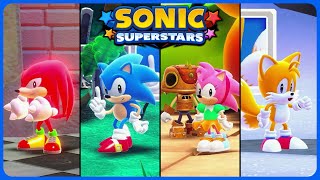 All characters stage complete animations - Sonic Superstars