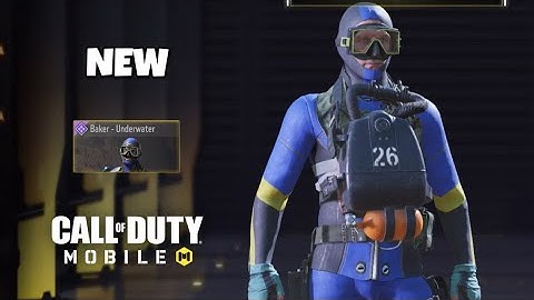 *NEW* Unlocking Baker - Underwater Skin on COD Mobile!!! - Tier 35 BP Reward | Milton37LiveCODM
