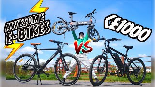 The Best Electric Bikes under £1000 | Kakuka K70, ADO A26, ADO A20 E-Bike Review