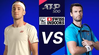 Ruud Vs Halys | ATP Swiss Indoors Basel 2025 LIVE | Live Score & Match Updates