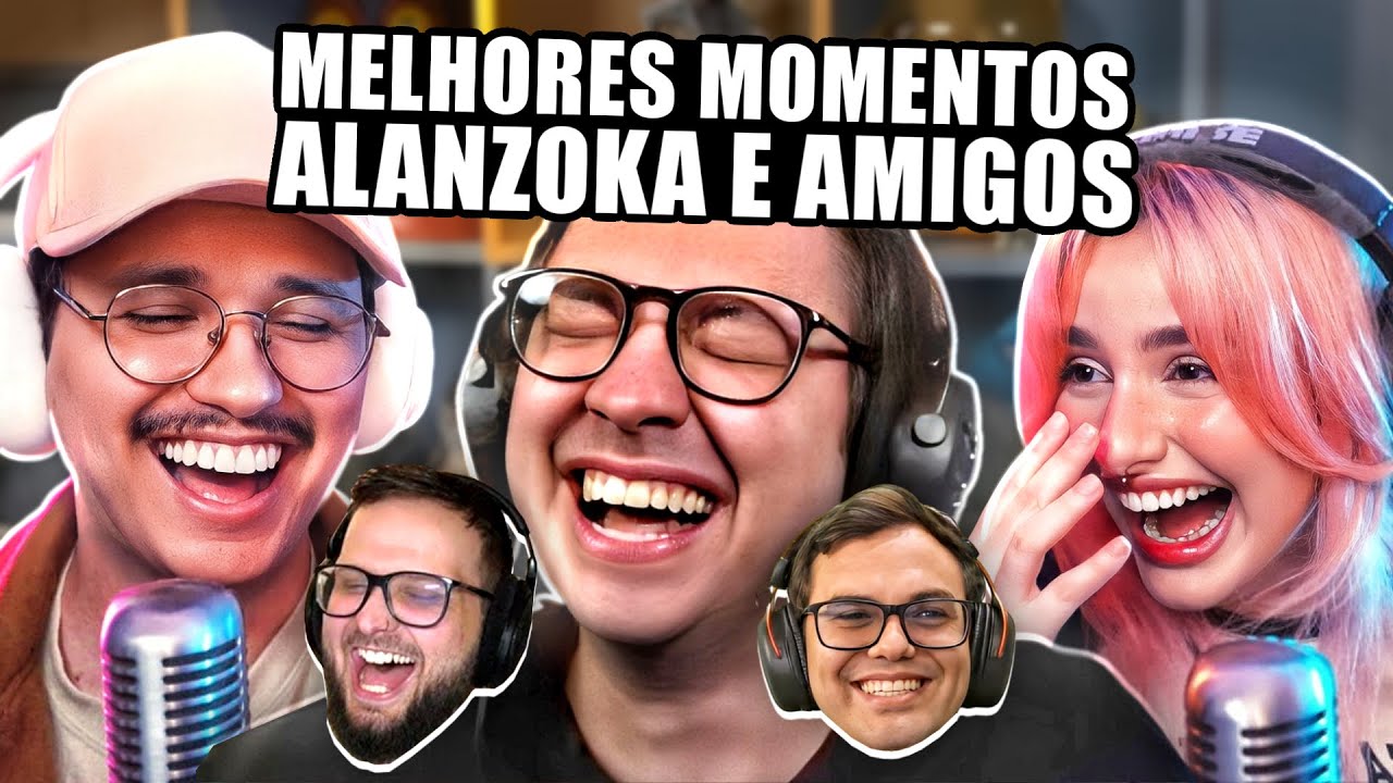 IMPOSSÍVEL NÃO RIR melhores momentos do ALANZOKA (RETROSPECTIVA 2024)  | React Saltz