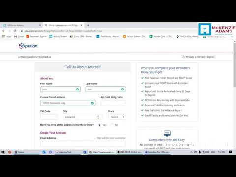 Experian Free Credit Monitoring Registration