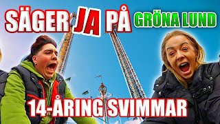 SÄGER JA PÅ GRÖNA LUND * 14-åring svimmar 😱