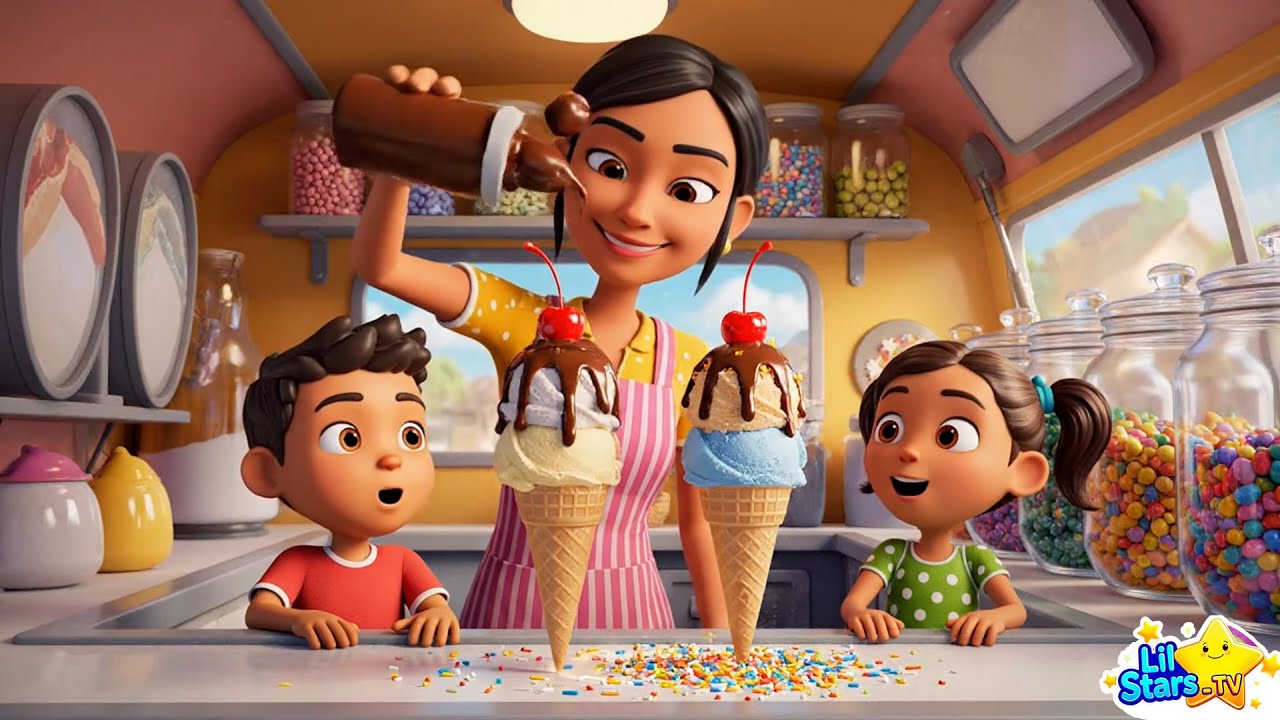 Ice Cream Song for Kids | Funny Ice Cream Rhyme | Nursery Rhymes & Kids Songs