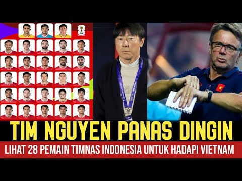Daftar Resmi 28 pemain Timnas Indonesia Untuk hadapi Vietnam di Kualifikasi piala dunia 2026 ❗