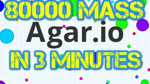 Agar.io New World Record! 80000 Mass!