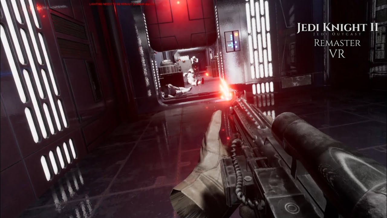 Take a look at this amazing Star Wars Jedi Knight 2: Jedi Outcast VR Fan  Remake