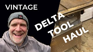 Found vintage delta Homecraft woodworking tools. ///THRIFTING, MARKETPLACE AND YARD SALE FINDS