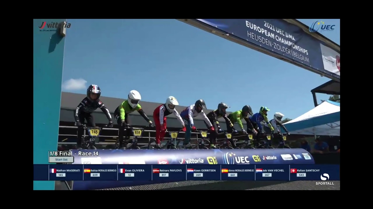 bmx European Championships 11/07/2021 zolder 1/8ème boys 14