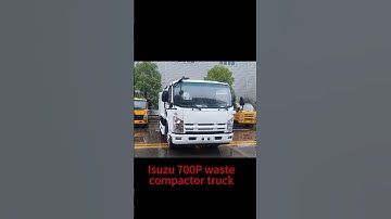 Isuzu 700P waste compactor truck