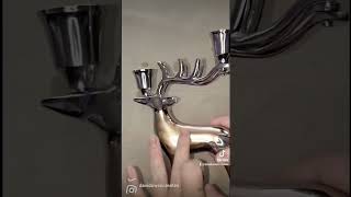 #DIY thrift flip - Reindeer Candelabra @DavidOwenCreates