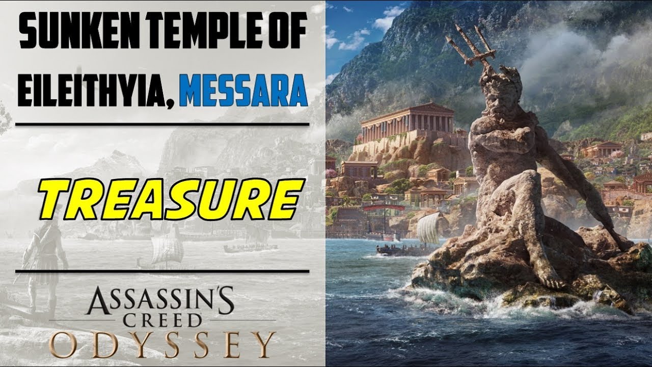 Sunken Temple of Eileithyia Messara Treasure Location AC ODYSSEY