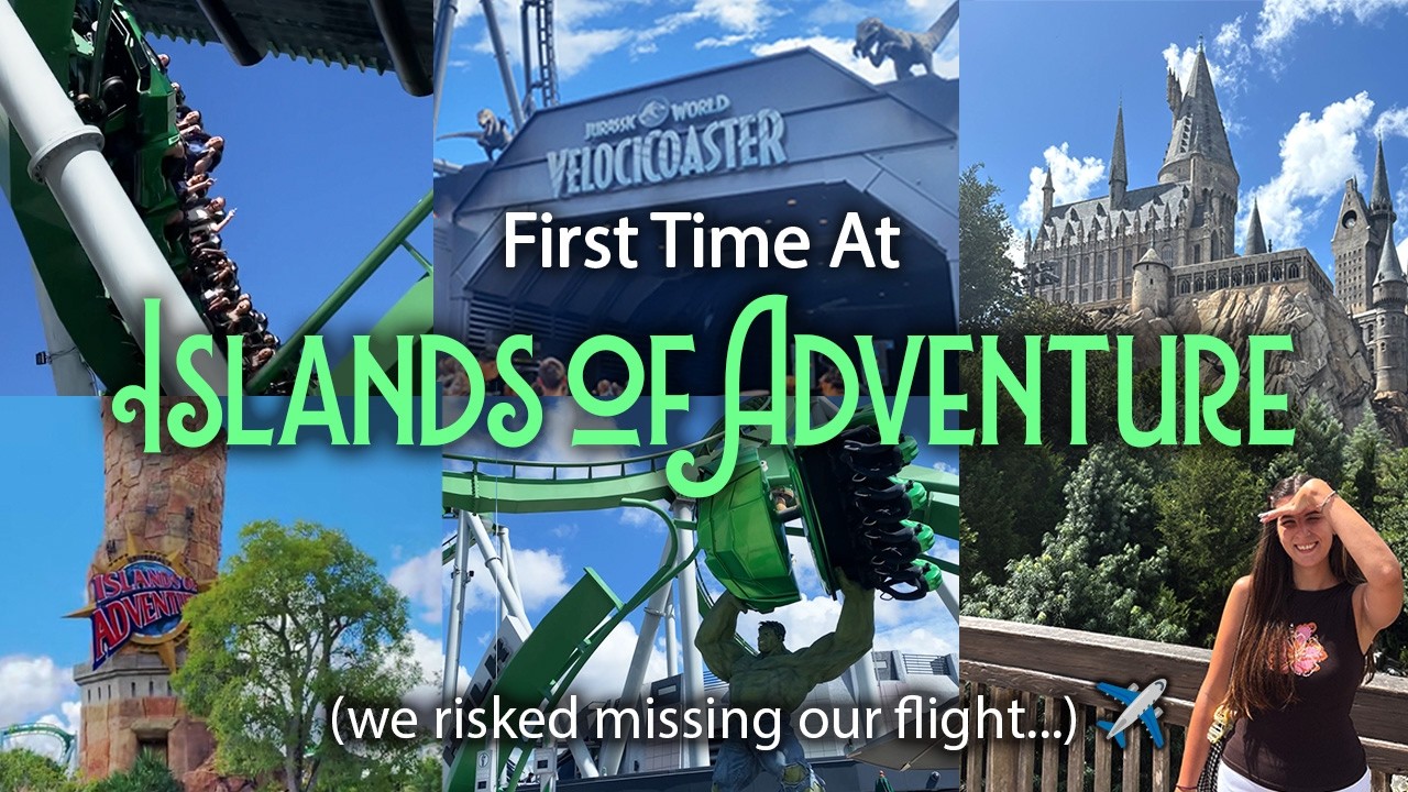 Risking our flight for Islands of Adventure | Florida Vlog 6