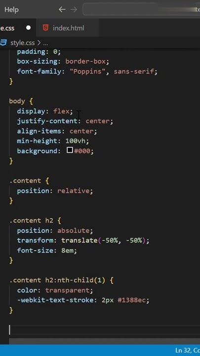Text Animation | CSS Animation | With Source Code | HTML CSS - YouTube