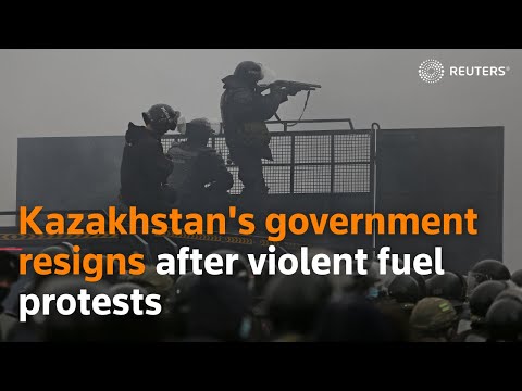 Kazakhstan government resigns after violent fuel protests