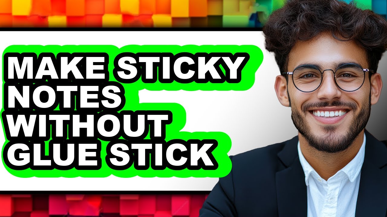 How to Make Sticky Notes Without Glue Stick - Full Guide - YouTube
