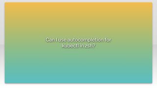 Celebrity Can I use autocompletion for kubectl in zsh? Net Worth