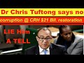 Health Min. Dr Chris Tuftong says no corruption @ CRH $21 Bil restoration. LIE HIM A TELL