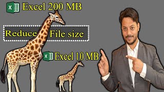 compress excel file || reduce excel file size || how to reduce excel file size in hindi