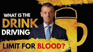 What is the drink driving limit for blood?