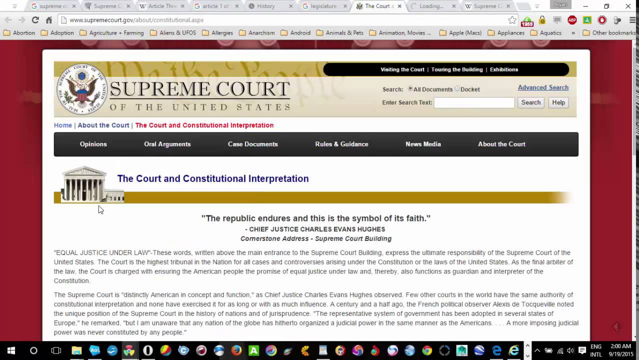 Kentucky State Constution & US Constitution
