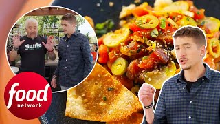 Celebrity Guy Fieri's Son Makes Him A Spicy Tuna Poke With Wonton Chips | Guy's Ranch Kitchen Net Worth
