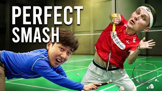 5 Steps to SMASH like Viktor Axelsen (Badminton Tutorial)