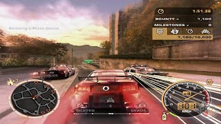Need for Speed: Most Wanted - Ford Mustang GT - Sprint Race and Bount Challenge - Gameplay - PC (HD)