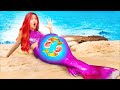 Wow pregnant mermaid vs pregnant vampire  crazy pregnancy hacks and funny situations