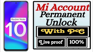 Redmi note 10 Mi Account remove permanent unlock with PC umt tool 100% working #technical