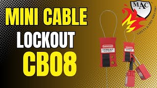 Mini Cable lockout CBO8 lockout tagout lockout device in Pakistan cable lockout in Pakistan