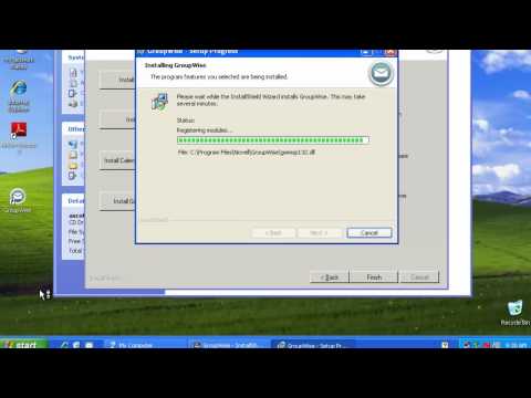 GroupWise 2012 - Windows XP Client Media Install.mp4