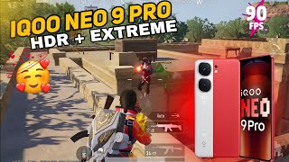 IQOO NEO 9 PRO BGMI HDR + EXTREME GRAPHICS GAMEPLAY🤯🔥|| BEST ANDROID GAMING PHONE 2024 | BGMI 90FPS