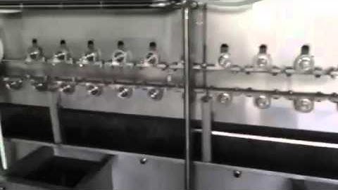 Máy rửa nha đam - máy rửa con lăn bàn chải ngang