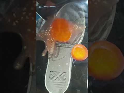 Converse Sole Crush: Tomato POV #asmr #crushing #sneakers