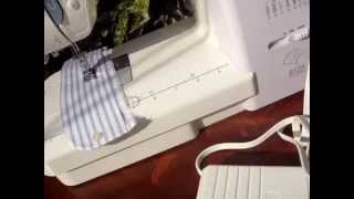 Electric Janome  Sewing machine Model 6125  Working Order  * See Video *