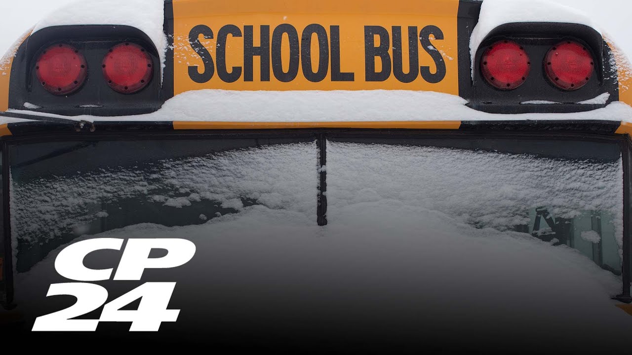 List of GTA school cancellations ahead of holiday winter storm - YouTube