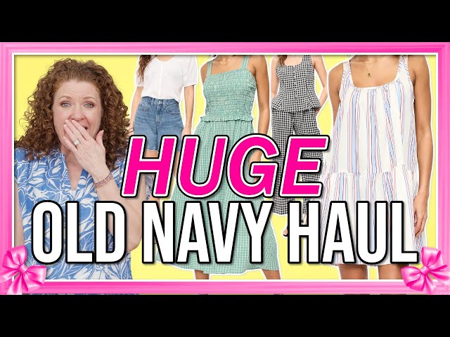 Old Navy HUGE Haul Styling Summer Outfits! - YouTube Old Navy HUGE Haul Styling Summer Outfits! - YouTube