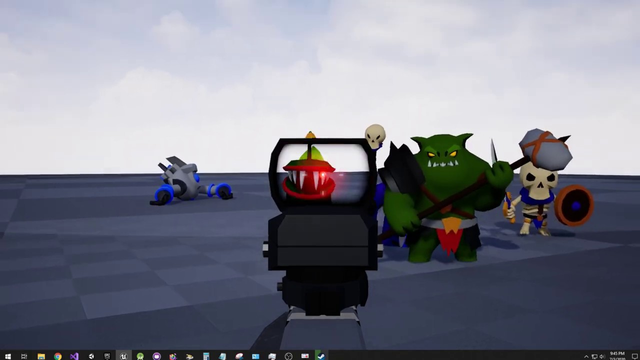 Low Poly FPS Animation Test - YouTube