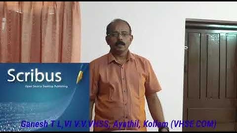 Scribus Part 1 Malayalm Tutorial - www.ganeshtl.in