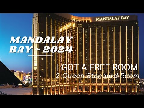 I GOT A FREE ROOM AT MANDALAY BAY LAS VEGAS - 2 QUEEN STANDARD ROOM TOUR