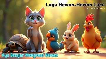 Lagu Hewan Hewan Lucu | Hewan-Hewan Lucu | Tentang Hewan | Mengenal Hewan | Lagu anak
