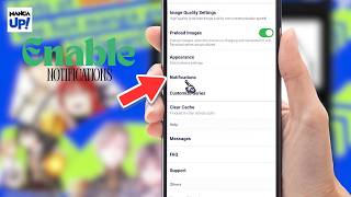 Manga UP! पर नोटिफिकेशन कैसे इनेबल करें screenshot 4