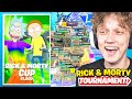 I Hosted a RICK & MORTY Tournament for $100 in Fortnite... (must see)