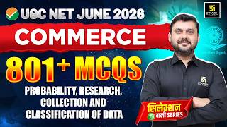 UGC NET June 2026 | UGC NET Commerce | Probability, Research, Collection & Classification of Data