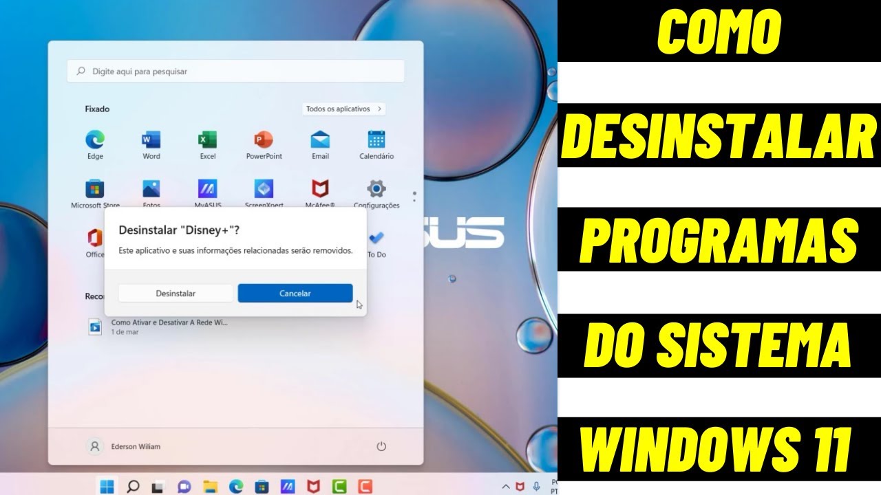 COMO DESINSTALAR APP DO PC (ATUALIZADO) 