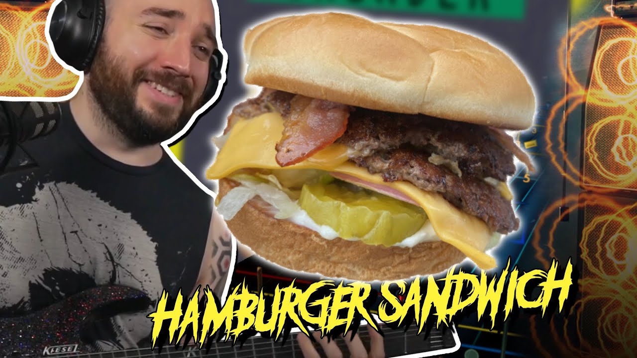 HAMBURGER SANDWICH by Chorder | Rocksmith Metal Gameplay