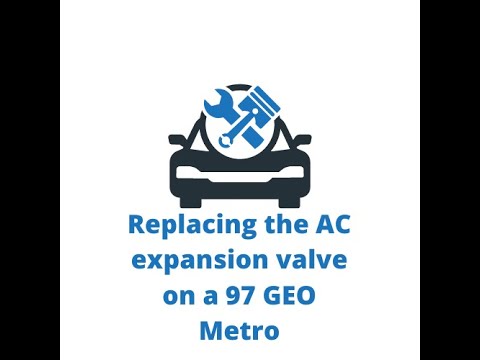 Replacing the AC expansion valve on a 97 GEO Metro - YouTube 1999 maxima engine diagram 